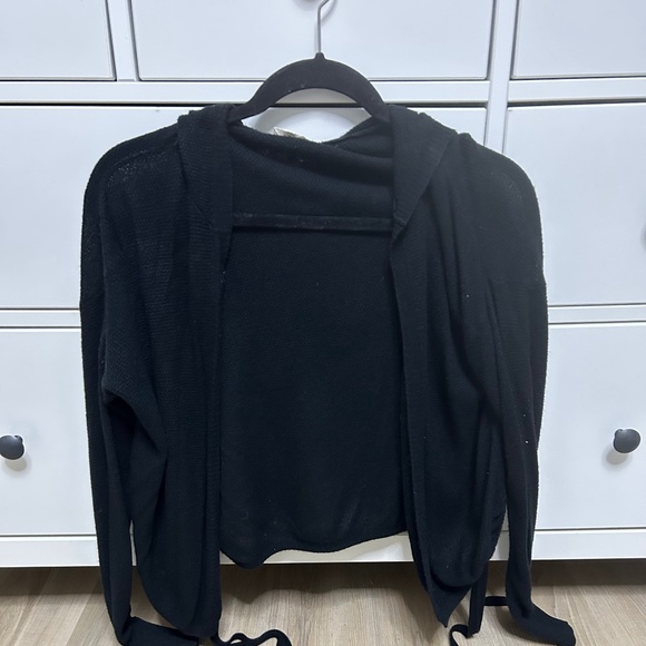 Garage Cropped Hooded Cardigan - Picture 1 of 2